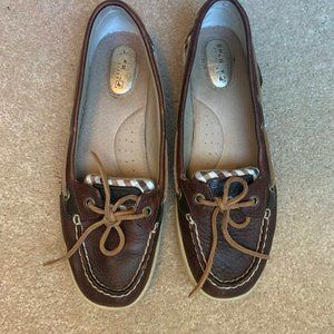 Brown Sperry Boat Shoes Women's